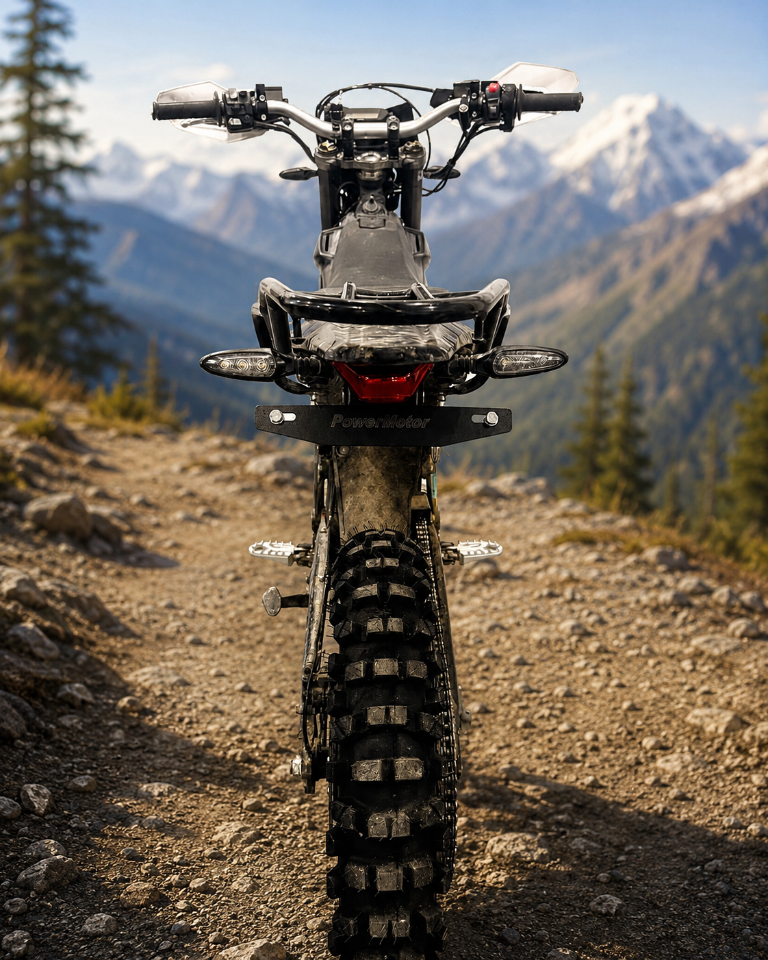 Rack rear view